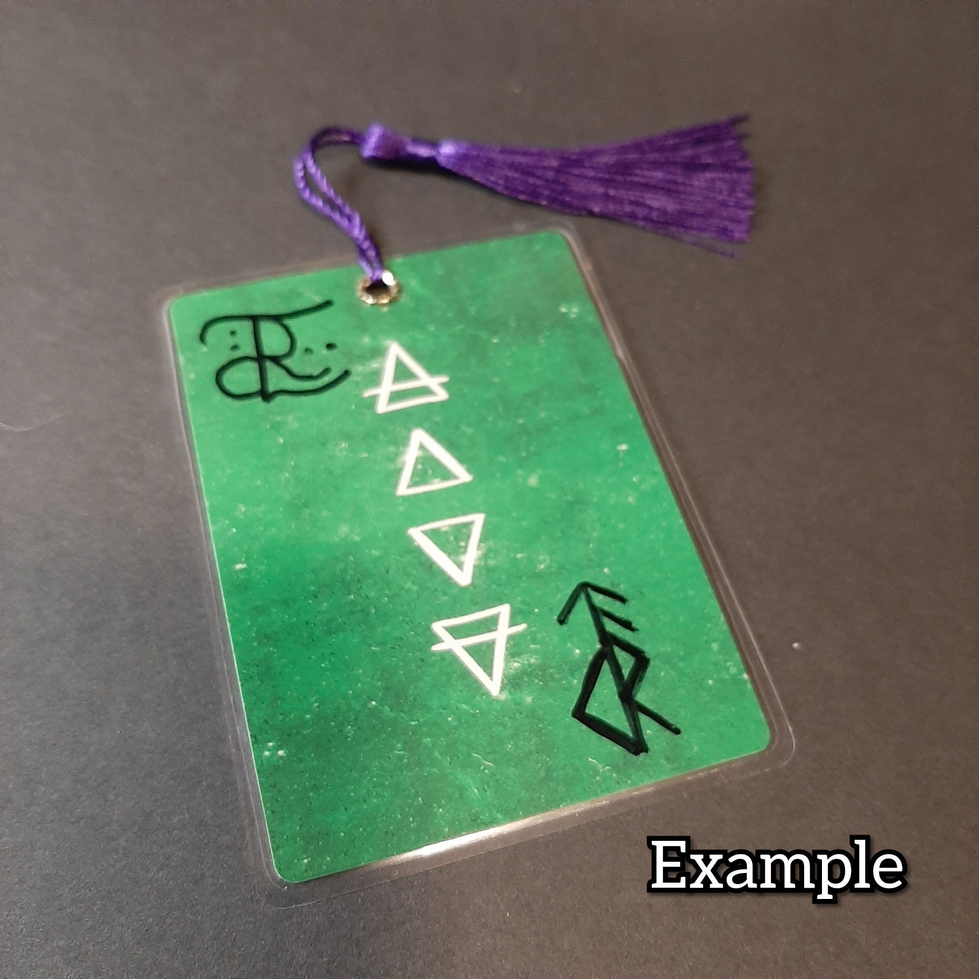 Butterflies Garden Flowers Vegetables Oracle Card Bookmark with Tassel, and Optional Custom Bindrune/Sigil, Intuitively Chosen, Mini Reading - Image 6