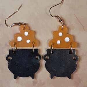 Halloween Spooky Witchy Earrings | Witch's Cauldron Earrings | Custom | Hocus Pocus