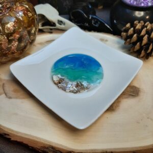 Altar bowl, offering plate or offering dish, Meditation Dish, Reiki Bowl, Jewelry Holder, Trinket Dish